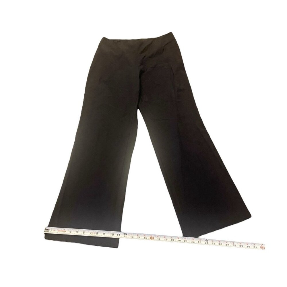 Eileen Fisher Pants Womens Size M (32x31.5) Navy Blue‎ Side Zip Wide Leg Career - Picture 6 of 7